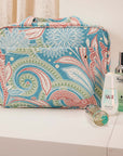 Bonchemin Green Paisley The Space Saver Toiletry Bag