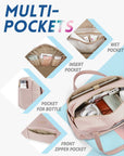 Weekender Reisetasche Große Handgepäcktasche mit Schuhbeutel