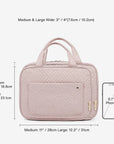 Bonchemin Pink The Space Saver Toiletry Bag