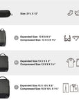 Bagsmart Kompressions-Packwürfel 6 Stk.