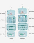Hanging Toiletry Organizer for Travel with Available in Two Sizes