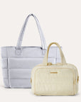 Crush Toiletry Bag & Bubble Puffy Tote Travel Set