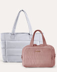 Crush Toiletry Bag & Bubble Puffy Tote Travel Set