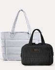 Crush Toiletry Bag & Bubble Puffy Tote Travel Set