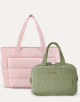Crush Toiletry Bag & Bubble Puffy Tote Travel Set