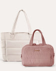 Crush Toiletry Bag & Bubble Puffy Tote Travel Set
