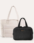 Crush Toiletry Bag & Bubble Puffy Tote Travel Set