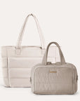 Crush Toiletry Bag & Bubble Puffy Tote Travel Set