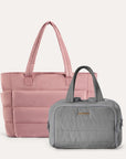 Crush Toiletry Bag & Bubble Puffy Tote Travel Set