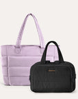 Crush Toiletry Bag & Bubble Puffy Tote Travel Set
