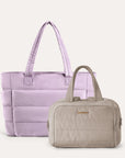 Crush Toiletry Bag & Bubble Puffy Tote Travel Set