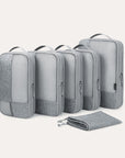 6PCS Compression Travel Packing Cubes for Suitcases