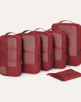 6PCS Compression Travel Packing Cubes for Suitcases