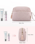 Elegante geräumige Make-up-Tasche