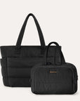 Crush Toiletry Bag & Bubble Puffy Tote Travel Set