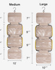 Bonchemin – Platzsparender Kulturbeutel, Gelb