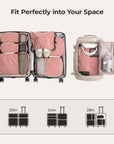 Blast 6PCS Compression Travel Packing Cubes