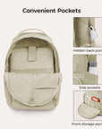 Zoraesque 13,3 Zoll federleichter Rucksack