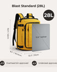 Blast Quick Access 28L-38L Handgepäck-Reiserucksack