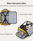 Blast Quick Access 28L-38L Handgepäck-Reiserucksack