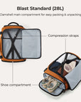 Blast Quick Access 28L-38L Handgepäck-Reiserucksack