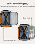 Blast Quick Access 28L-38L Handgepäck-Reiserucksack