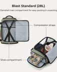Blast Quick Access 28L-38L Handgepäck-Reiserucksack