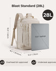 Blast Quick Access 28L-38L Handgepäck-Reiserucksack