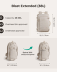 Blast Quick Access 28L-38L Handgepäck-Reiserucksack