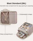 Blast Quick Access 28L-38L Handgepäck-Reiserucksack