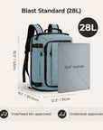 Blast Quick Access 28L-38L Handgepäck-Reiserucksack
