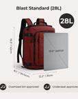 Blast Quick Access 28L-38L Handgepäck-Reiserucksack