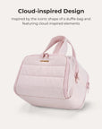 Crush Toiletry Bag & Bubble Puffy Tote Travel Set