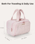 Crush Toiletry Bag & Bubble Puffy Tote Travel Set