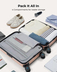 Daren 20 Inch Lightweight Hardside Carry-On Suitcase - BAGSMART
