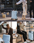 Daren 20 Inch Lightweight Hardside Carry-On Suitcase - BAGSMART