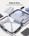Daren 20 Inch Lightweight Hardside Carry-On Suitcase - BAGSMART