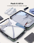 Daren 20 Inch Lightweight Hardside Carry-On Suitcase - BAGSMART