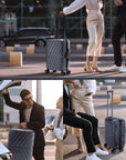 Daren 20 Inch Lightweight Hardside Carry-On Suitcase - BAGSMART