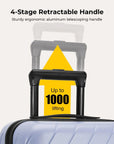Daren 20 Inch Lightweight Hardside Carry-On Suitcase - BAGSMART