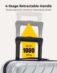 Daren 20 Inch Lightweight Hardside Carry-On Suitcase - BAGSMART