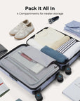 Daren 20 Inch Lightweight Hardside Carry-On Suitcase - BAGSMART