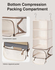 Hanging Foldable Compression Packing Cubes