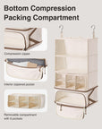 Hanging Foldable Compression Packing Cubes
