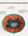Paz Rolltop-Lunchtasche