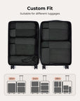 6PCS Compression Travel Packing Cubes for Suitcases