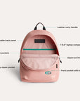Pink_backpack_bag perfect_size