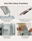 REIKI 5,5 l Mesh-Mini-Reisetasche
