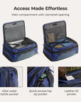 Paz 43L Carry On Travel Duffle Backpack