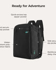 Paz 43L Handgepäck-Reiserucksack